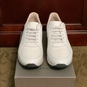 CANALI WHITE SNEAKERS SIZE US11